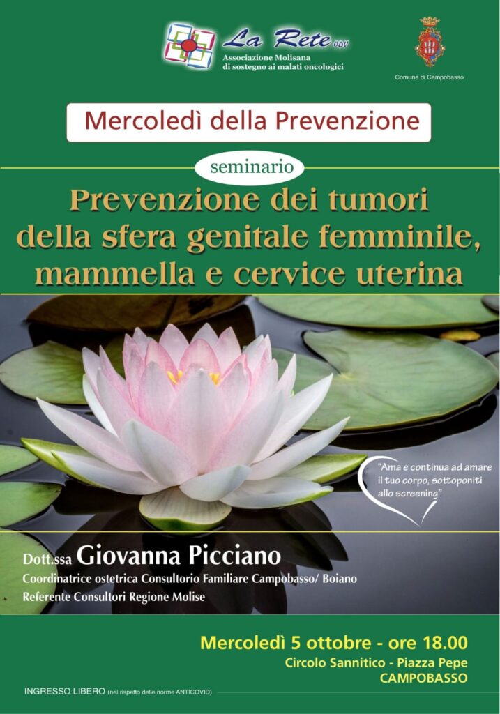Seminario: Prevenzione dei tumori della sfera genitale femminile, mammella e cervice uterina
