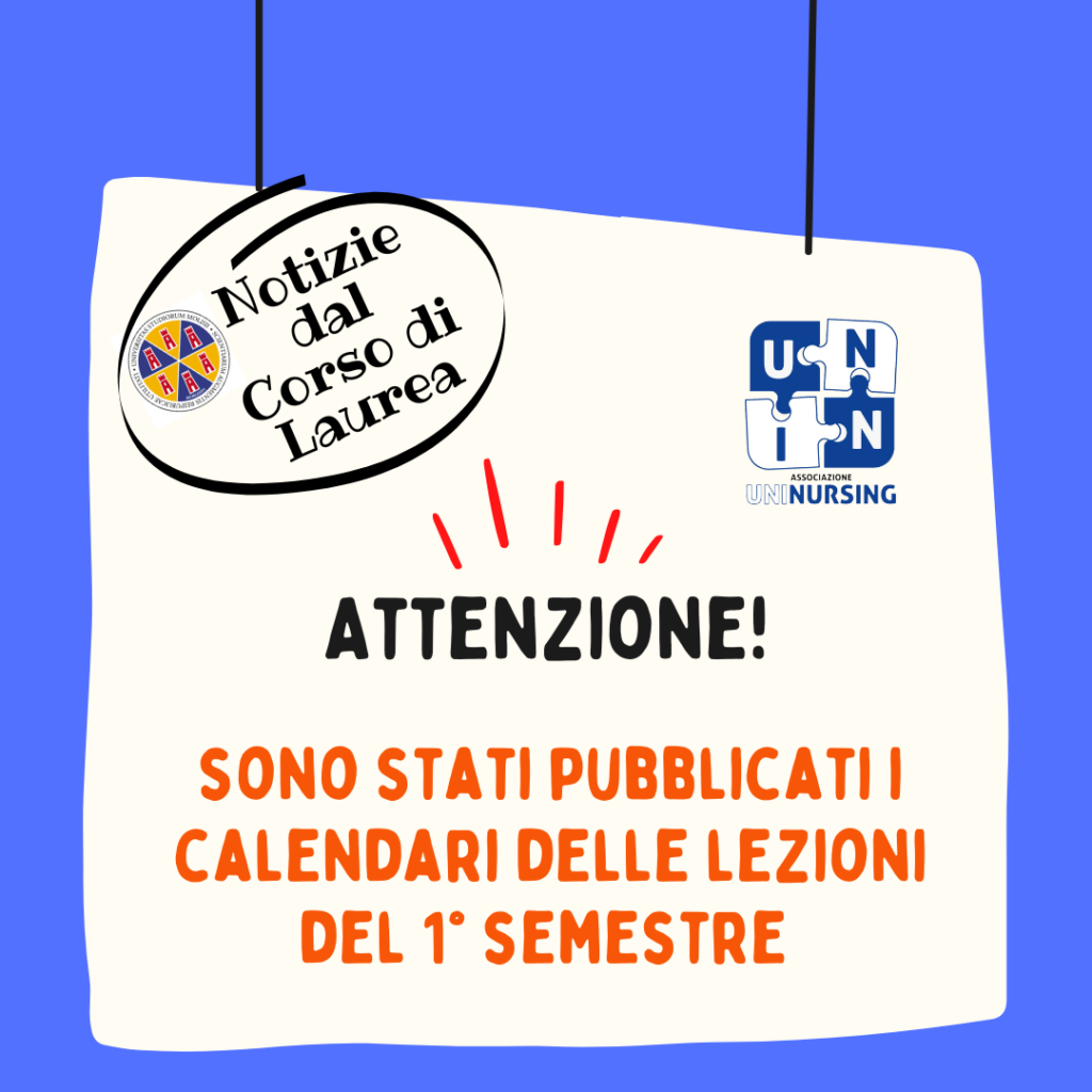 UNIMOL – CdL in Infermieristica – Calendario lezioni
